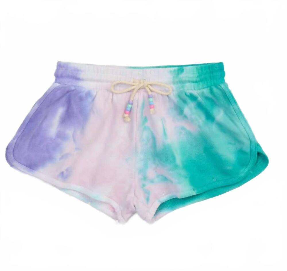 NEW SPLENDID kid's snowcone tie dye shorts in tie dye